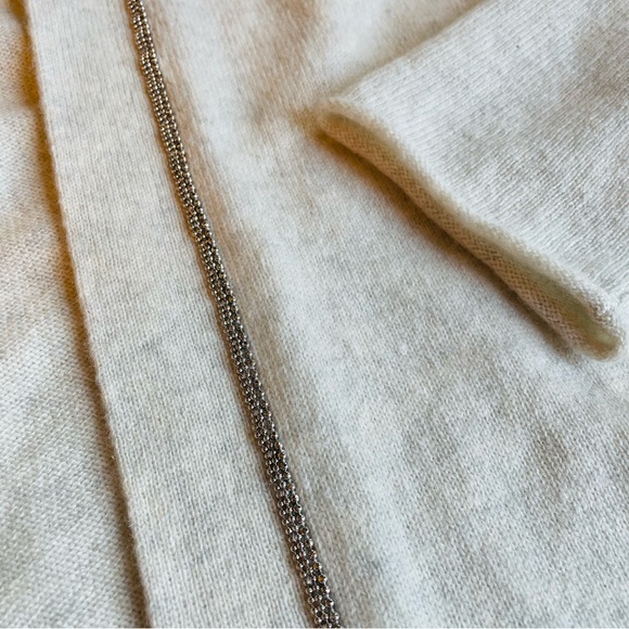 Neiman Marcus 100% Cashmere Open Long Cardigan in Size Large Classy Luxury EUC - Picture 6 of 7